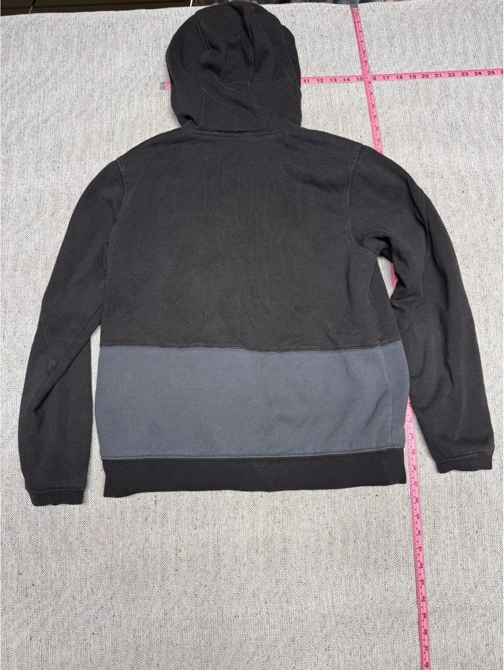 Hurley Men's Small Two-Tone Hooded Zip-Up Sweatshirt Jacket